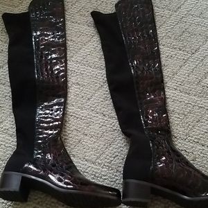 Large women boots leather